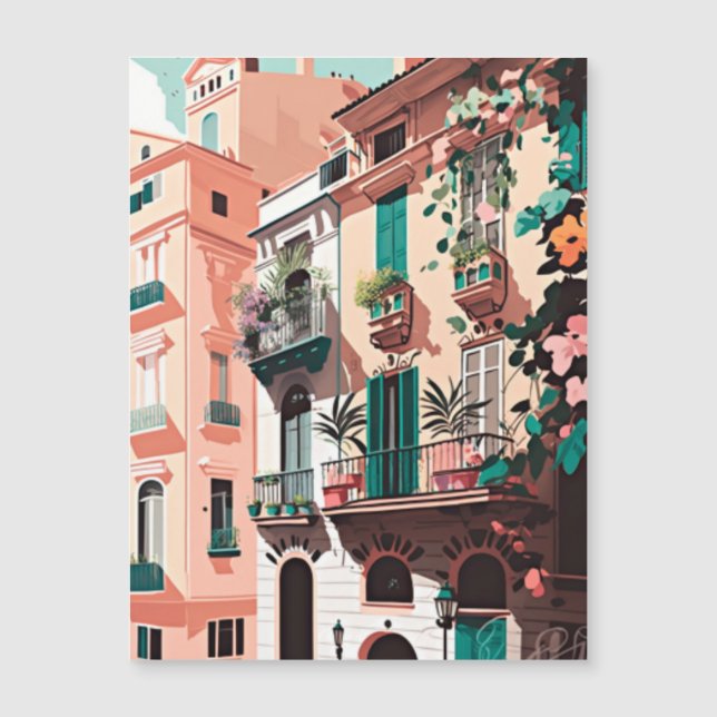 Carte Magnétique Espagne Barcelone (Devant)