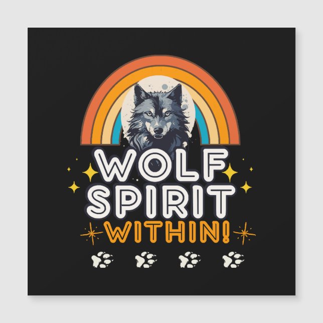 Carte Magnétique Esprit Wolf à l'intérieur (Devant)
