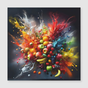 Carte Magnétique Explosion de fruits