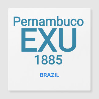 Carte Magnétique Exu Brésil Pernambuco 1885