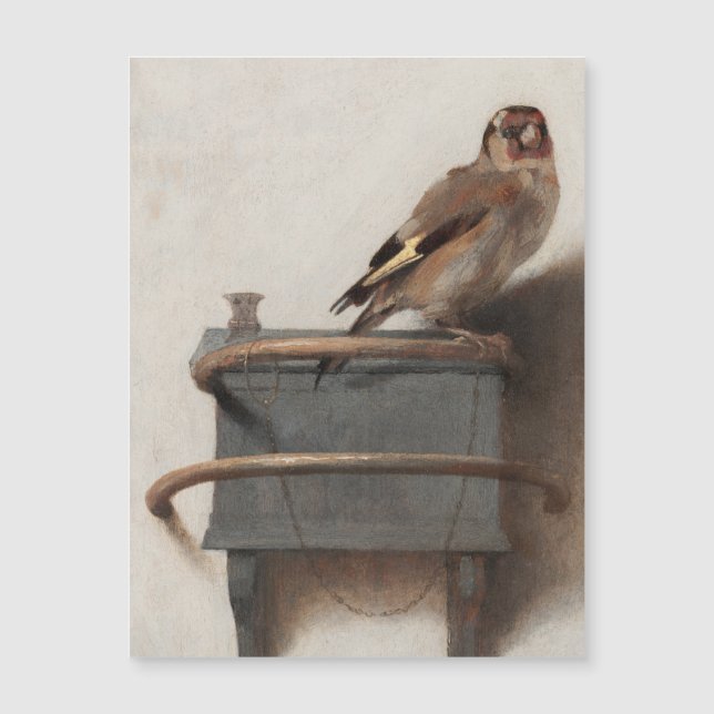 Carte Magnétique Fabritius The Goldfinch Peinture Art Imprimer (Devant)