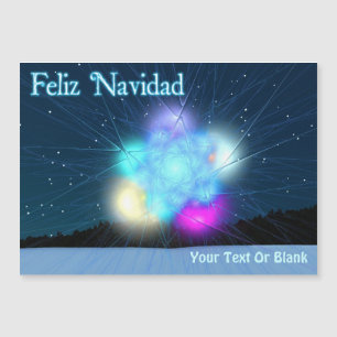 Carte Magnétique Feliz Navidad - Jack Frost