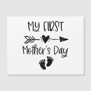 Carte Magnétique FEMMES Ma Première Fête Mère Pour La Nouvelle Gros