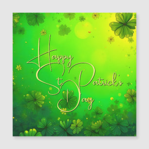 Carte Magnétique Festive St. Patrick's Day Greys