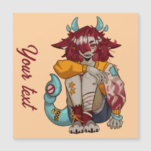 Carte Magnétique Fille monstre