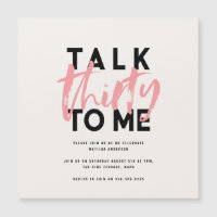 Fille rose moderne typographie minimale 30e