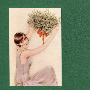 Carte Magnétique Flacon avec Mistletoe J
