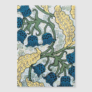 Carte Magnétique Fleur de Muguet Art Nouveau Verneuil