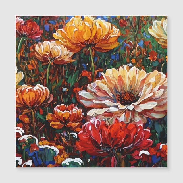 Carte Magnétique Fleurs dans la chambre 2530 (Devant)