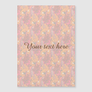 Carte Magnétique Fleurs Super tombées