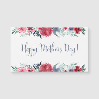 Carte Magnétique Floral Happy Mothers jour