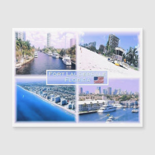 Carte Magnétique Floride - Usa - Mosaïque -
