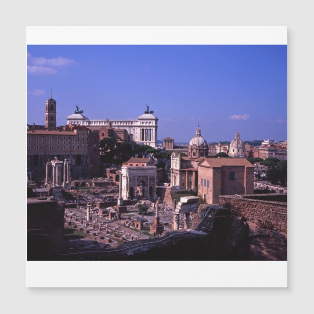 Carte Magnétique Forum Rome (Devant)