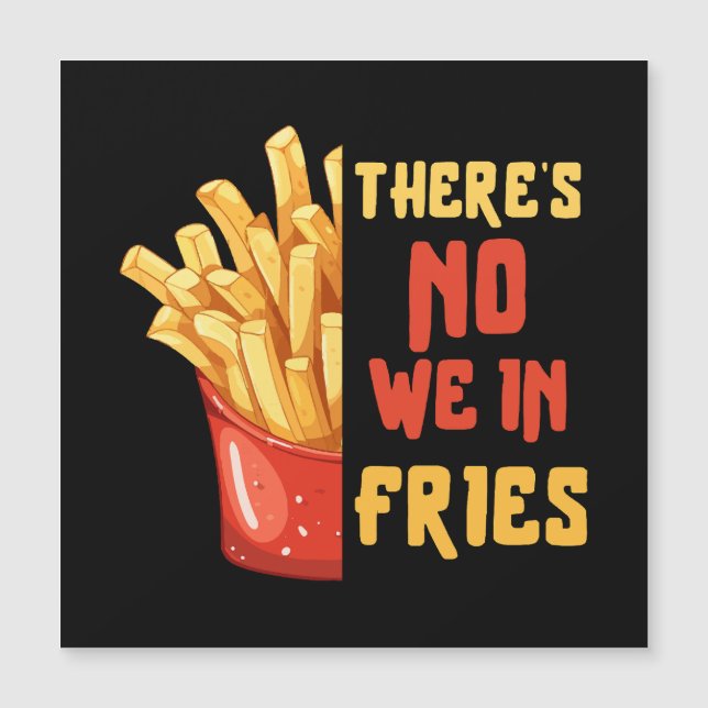 Carte Magnétique frites (Devant)