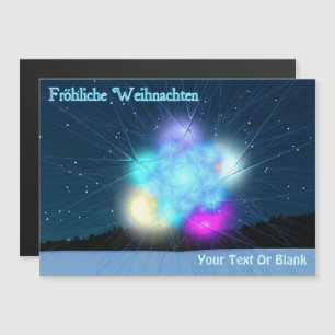 Carte Magnétique Fröhliche Weihnachten - Jack Frost