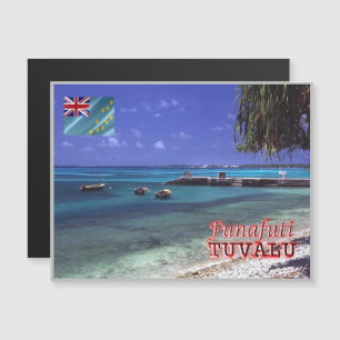 Carte Magnétique Funafuti - Tuvalu - Vue mer -