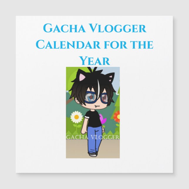 Carte Magnétique Gacha Calender (Devant)