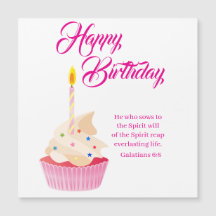 Galatians 6:8 Christian Birthday Wishes