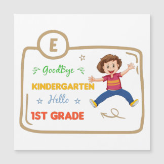 Carte Magnétique Goodbye Kindergarten Hello 1ère année