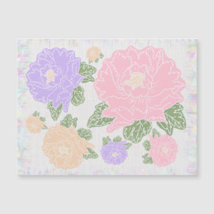 Carte Magnétique Goutte de fleurs