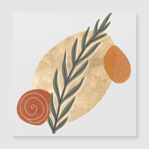 Carte Magnétique Green Stalk Boho