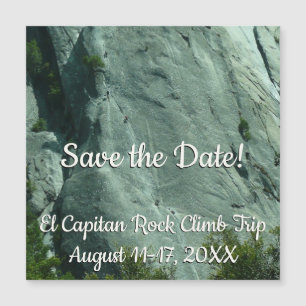 Carte Magnétique Grimpeurs sur El Capitan