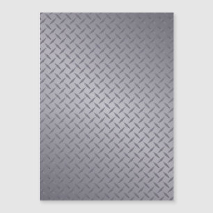 Carte Magnétique Gris Acier Tôle Diamantée