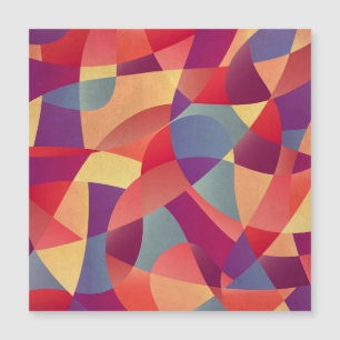 Carte Magnétique Grunge coloré : Arrière - plan des triangles géomé
