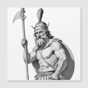 Carte Magnétique Guerrier viking. 