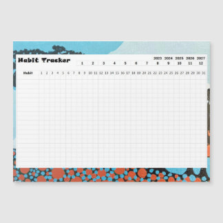 Carte Magnétique Habit Tracker Monterey Cypress