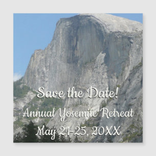 Carte Magnétique Half Dome vu de côté dans le parc national de Yose