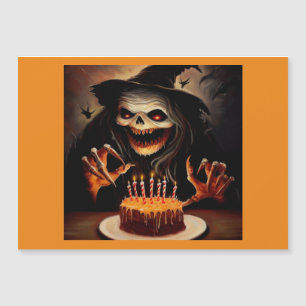Carte Magnétique Halloween - Anniversaire 5