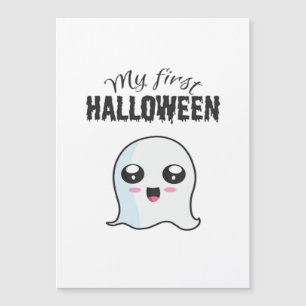 Carte Magnétique Halloween Mignon Boo Nouveau-Né Bébé Fille Premier