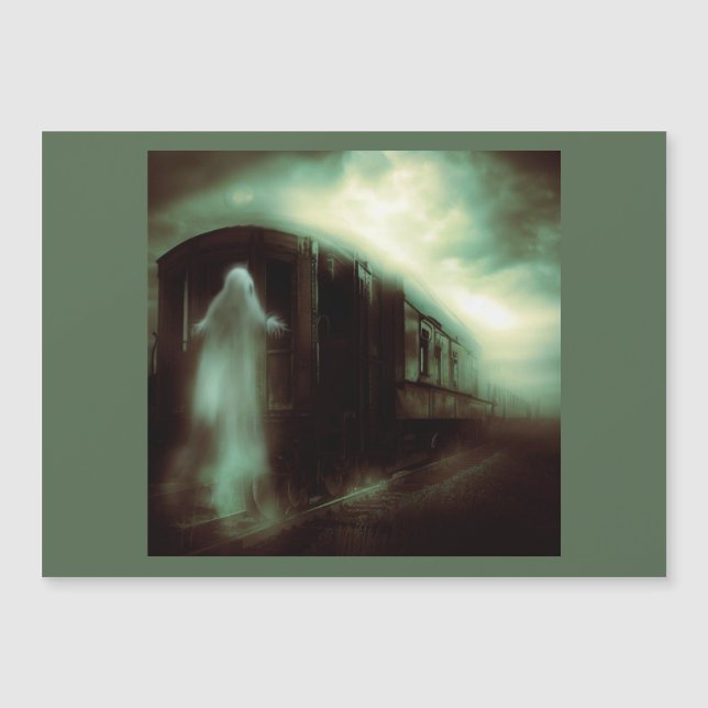 Carte Magnétique Halloween - Train 1 (Devant)