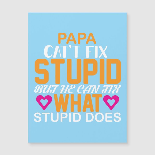 Carte Magnétique Héroe en Casa" para el Día del Padre (Devant)