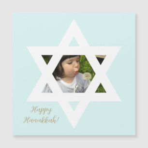 Carte Magnétique Heureuse photo Hanoukka Cute Child