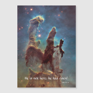 Carte Magnétique Il n'est pas ici ; Il est ressuscité Luc 24 v 6