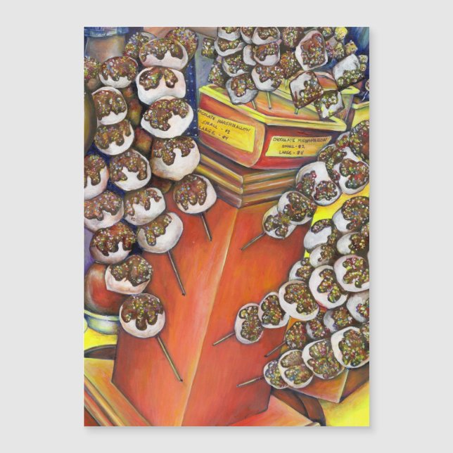 Carte Magnétique Intersection de l'espace et du commerce (Devant)