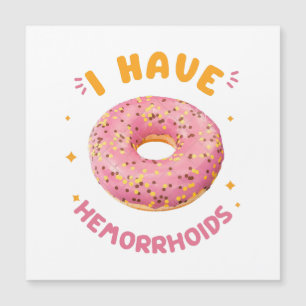 Carte Magnétique J'ai des hémorroïdes