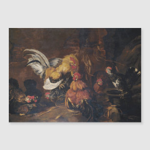 Carte Magnétique Jan Fyt Cockfight