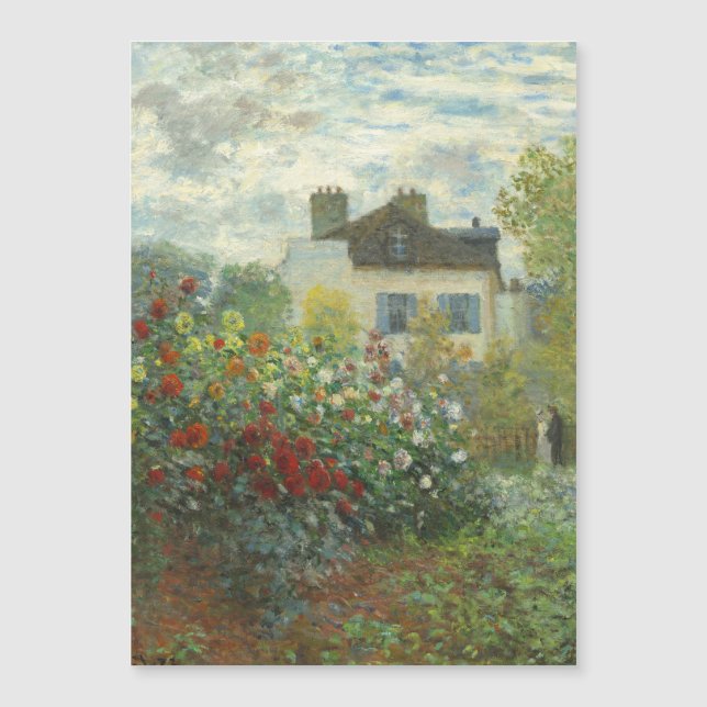 Carte Magnétique Jardin des artistes de Monet dans Peinture d'Argen (Devant)