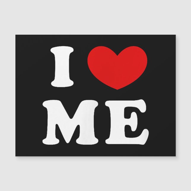 CARTE MAGNÉTIQUE JE M'AIME (Devant)