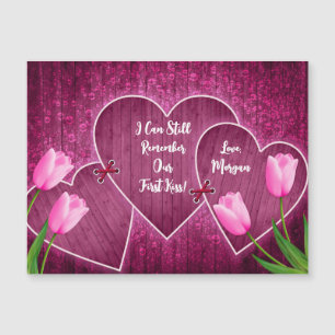 Carte Magnétique Je me souviens de notre premier baiser ou de votre