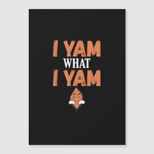 Carte Magnétique Je suis ce que je suis Thanksgiving Turkey Day Drô