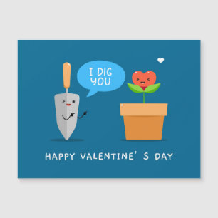 Carte Magnétique Je T'Ai Creusé Heureuse Sainte-Valentin Amour Mode