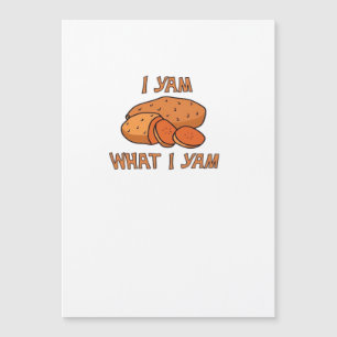 Carte Magnétique Je Yam Ce Que Je Yam Classic Funny Basic