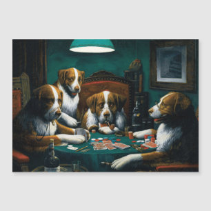 Carte Magnétique Jeu de poker pour chiens