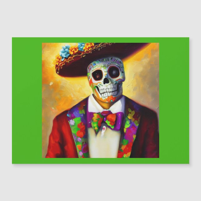 Carte Magnétique Jour de l'homme mort 3 (Devant)