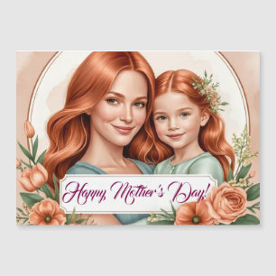 Carte Magnétique Joyeuse fête des Mères ! Œuvre d'art #2