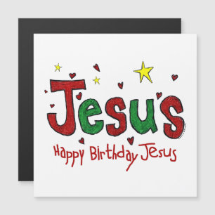 Carte Magnétique Joyeux anniversaire Jésus